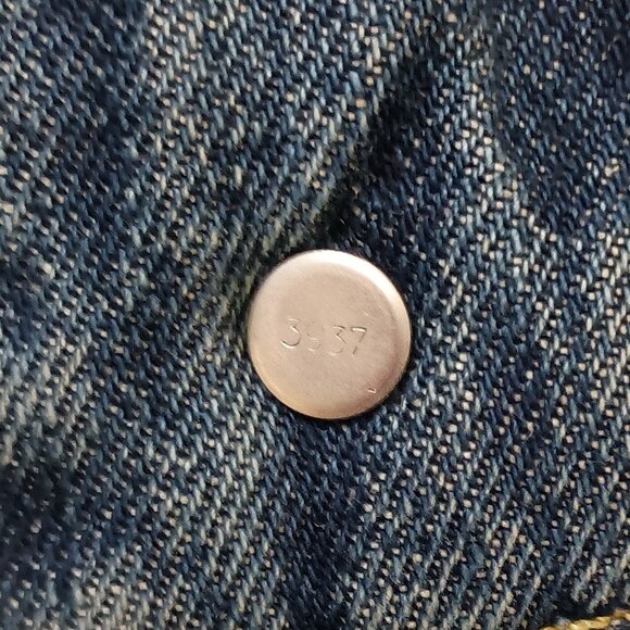 Levi's Trucker Jean Jacket Men's Danica Faded Distressed Size S - Picture 13 of 13